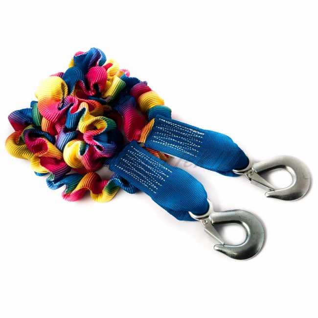Heavy duty kinetic elastic car boat truck tractor tow rope