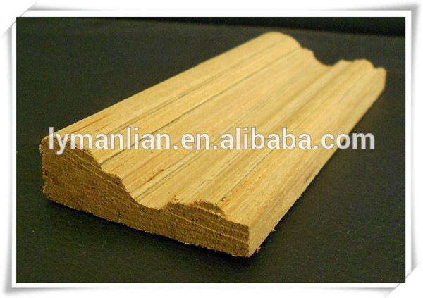 prefinished selection wood moulding wooden edges to the wall