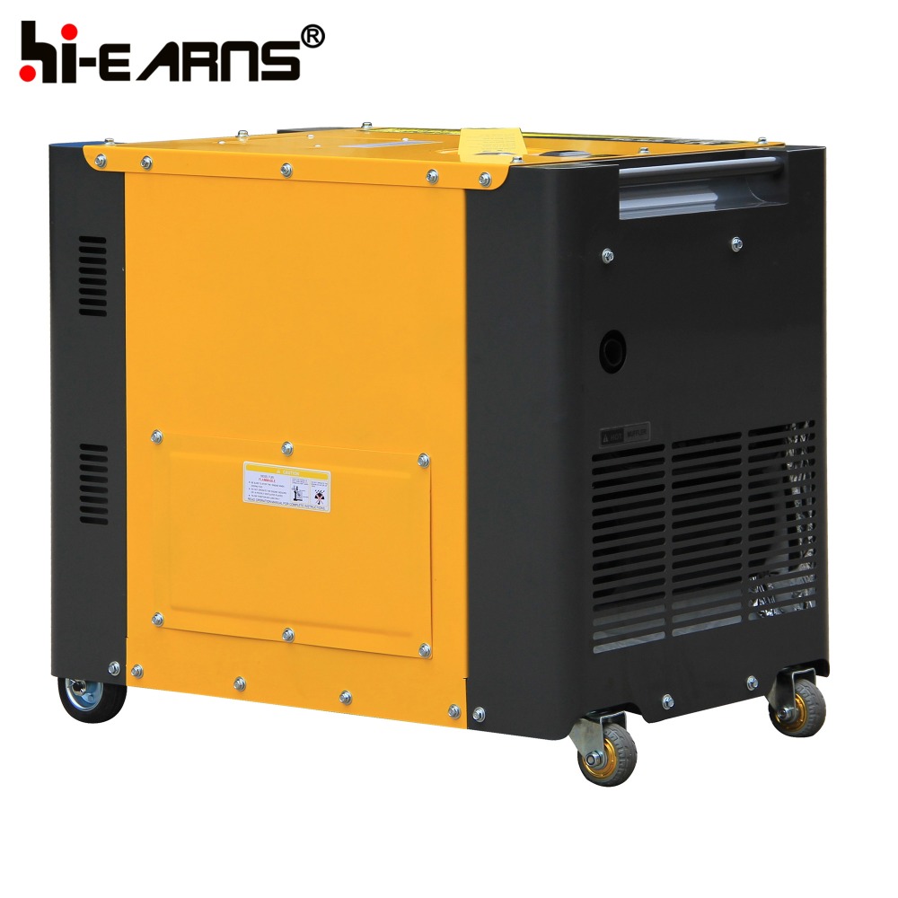 Low price 5KVA detachable type three phase silent diesel generator