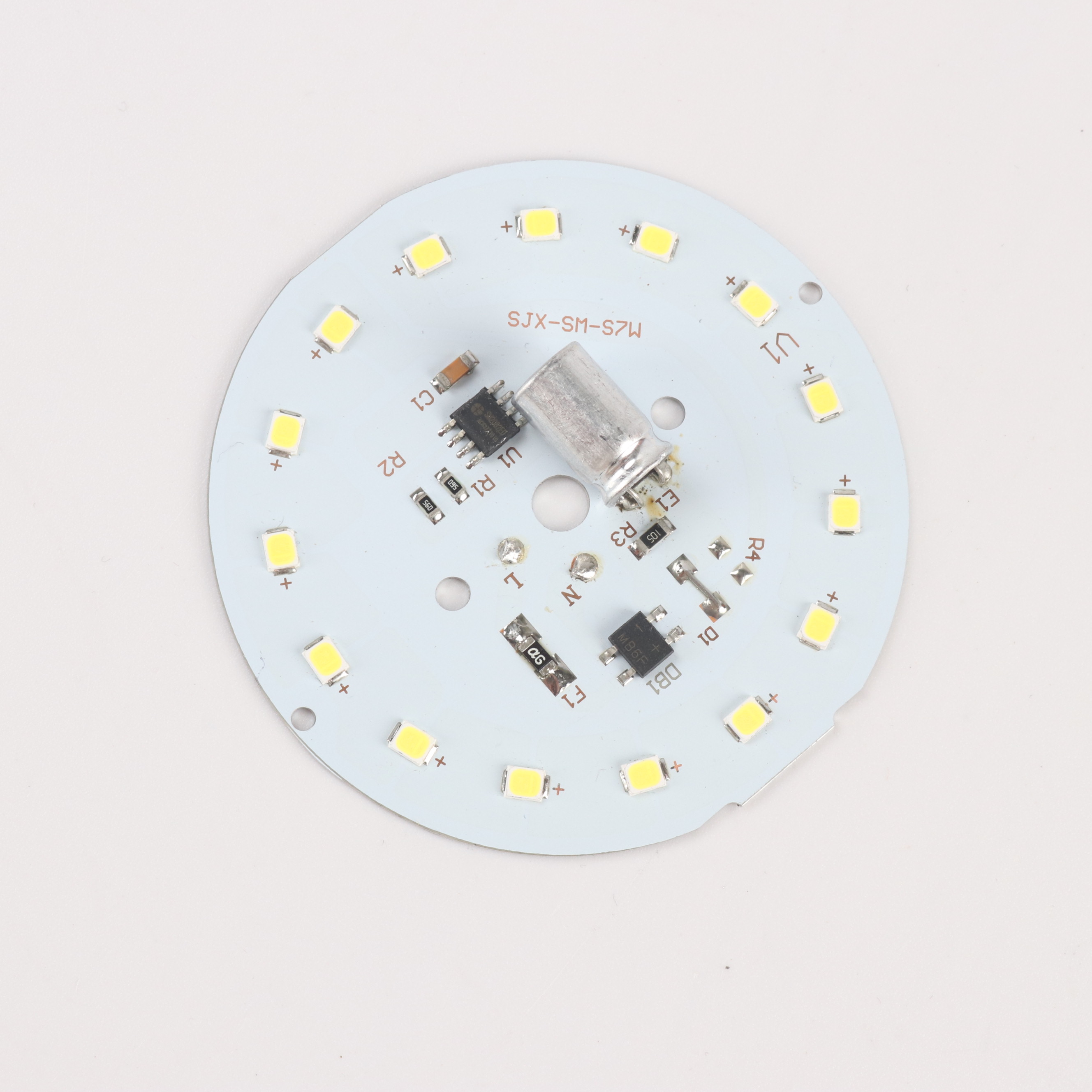 SJX Customized 7W SMD 5730 Embedded LED Board Assembly PCB