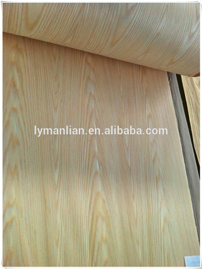 engineered furniture face veneer with fabric backing