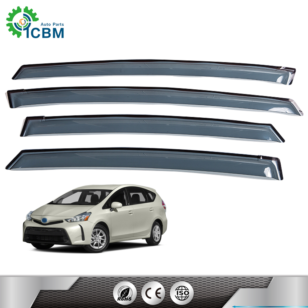 Top Sale Sun/Rain Guard Auto Door Window Visor For PRIUS V 14-15