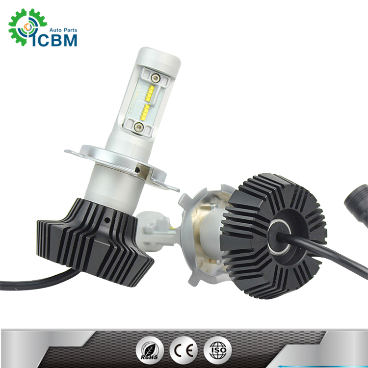 Hot sale auto super 7HL-H4W 6500k led headlight bulb h4