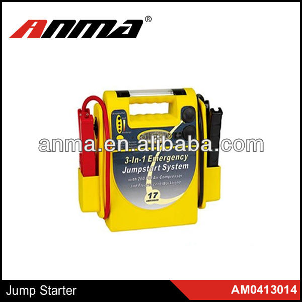 2 in 1 battery portable mini power bank Jump starter/Air compressor