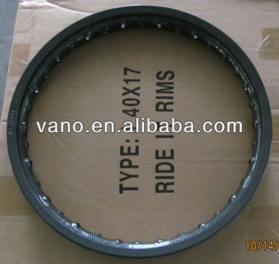 Hot sales black 14 motorcycle wheel rim