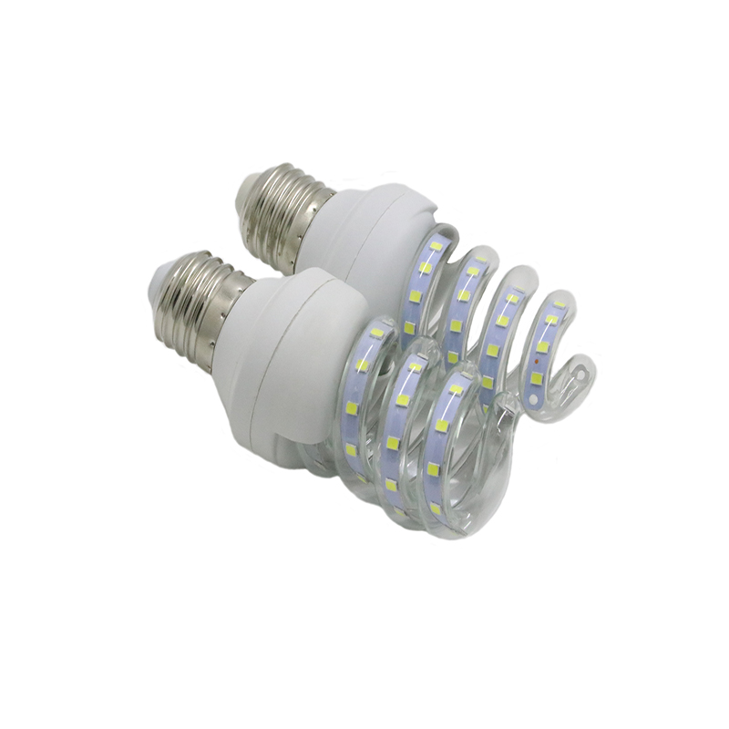 Indoor fluorescent light 5w 7w 9w 16w 20w 32w half spiral e27 6400k 220v SMD2835 led corn bulbs energy saving lamps