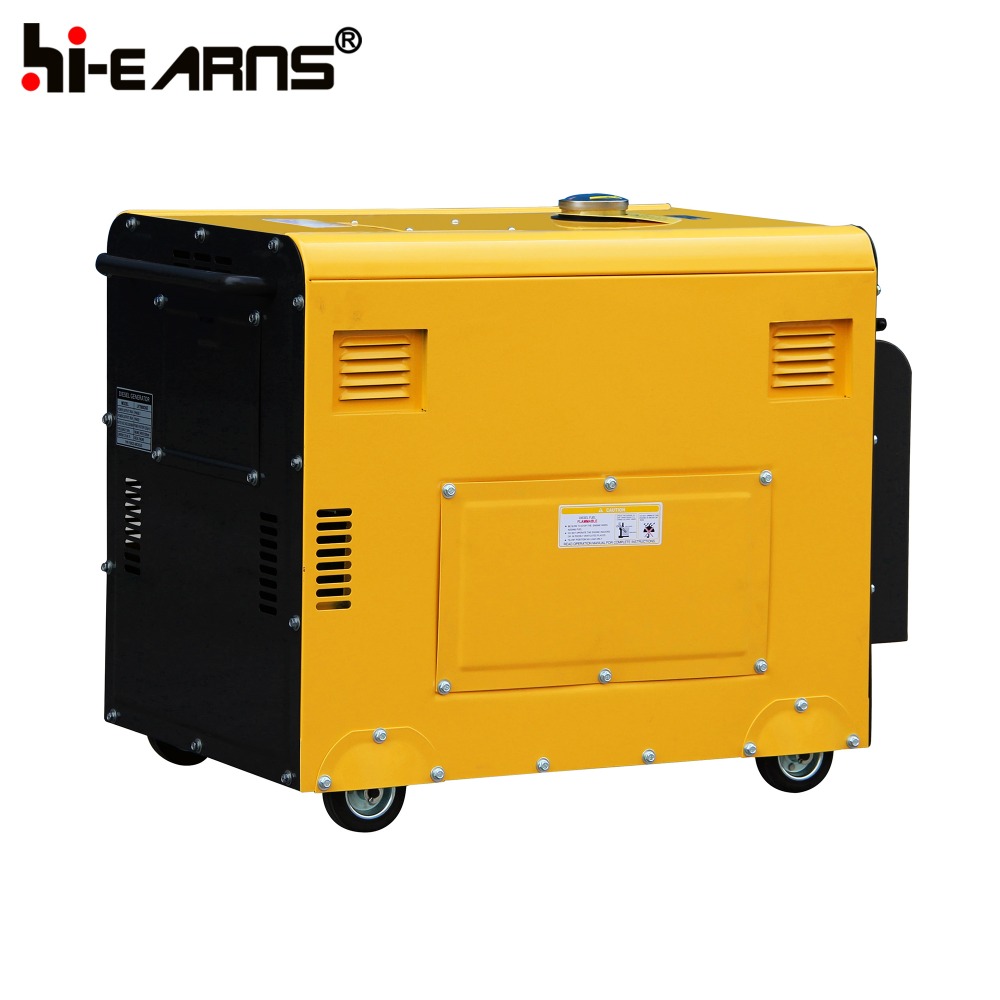 5.5KW small portable air cooled electric generator specifications