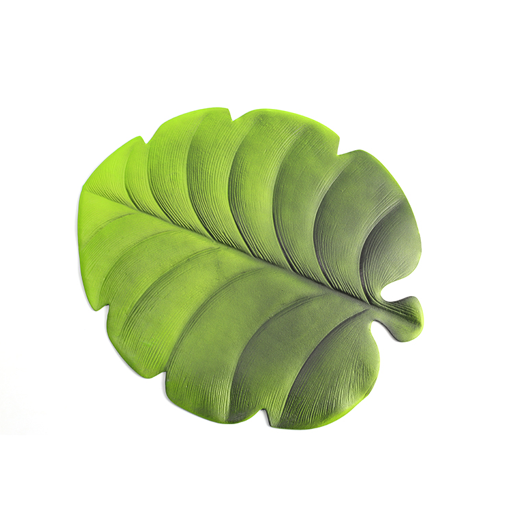 Tabletex Eco-Friendly waterproof unique EVA Leaf Placemats