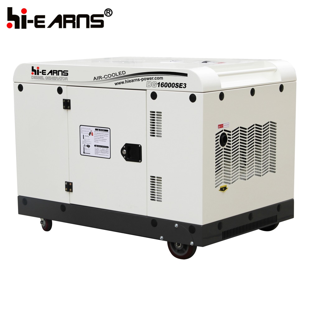 Hot Sale 10 KW Twin Cylinder three phase Silent Diesel Generator From China