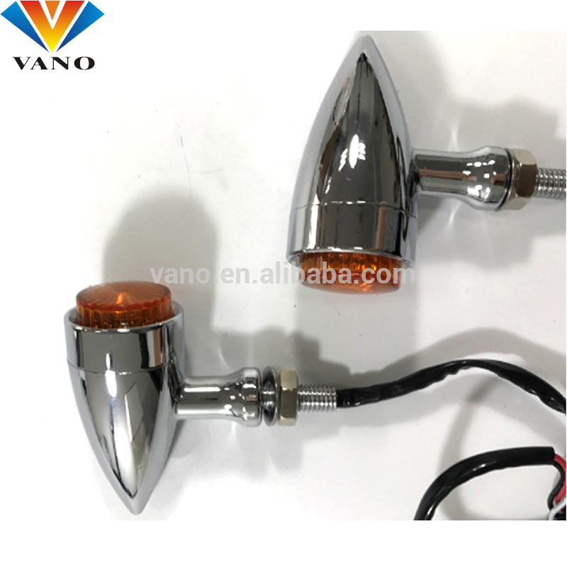 motorcycle indicator twins led black mini bullet harley turn signal