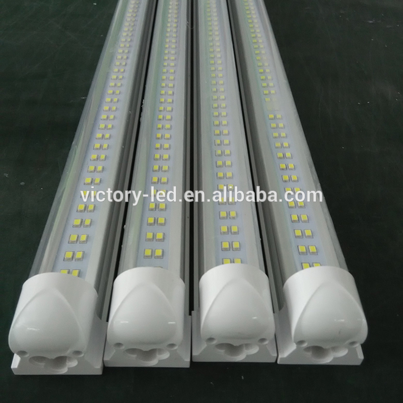 Double row Integrated T8 8FT 60W Led Light Bulb Led Tube 2400mm