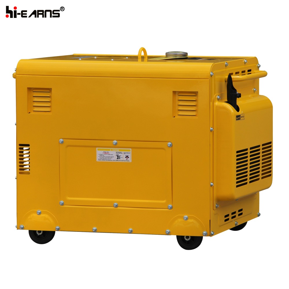 6KVA AC three phase portable diesel small generator