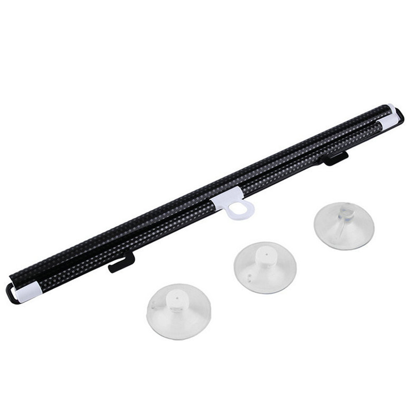Retractable 125*58cm car side window automatic roll up sunshade