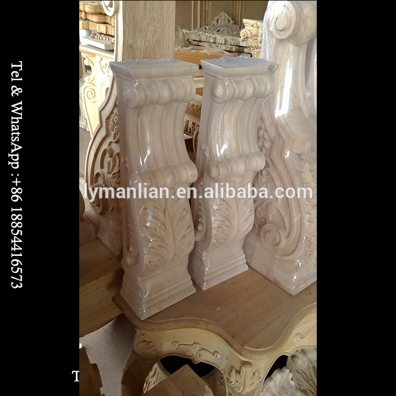 antique Island post wood turned legs