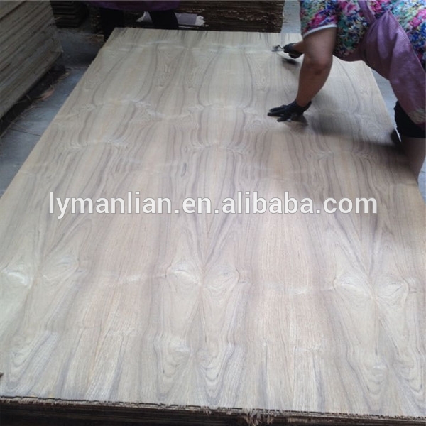 4mm Burma natural teak veneer plywood for india