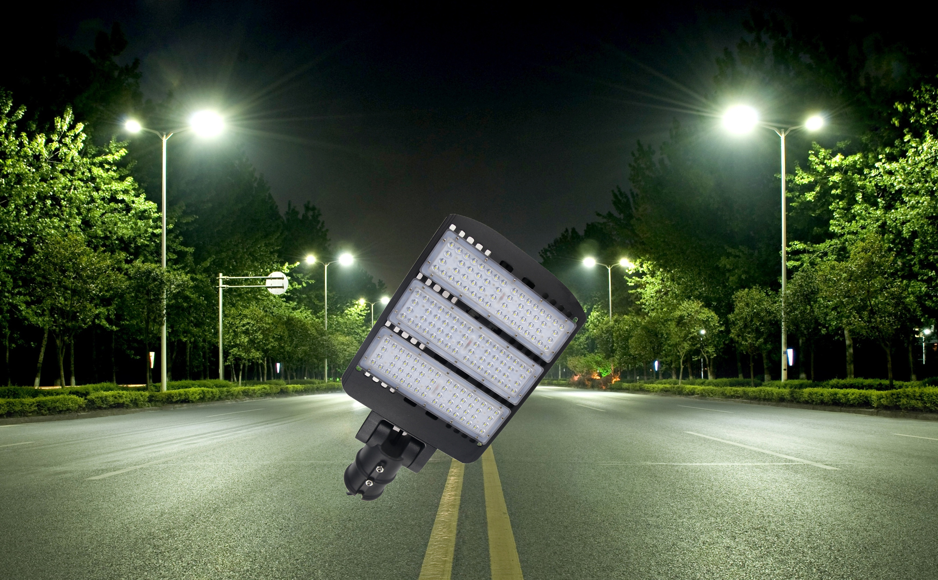 Wholesale LED Parking Lot Light 300W LED Shoebox Lights with Slip Mount AC100-277V