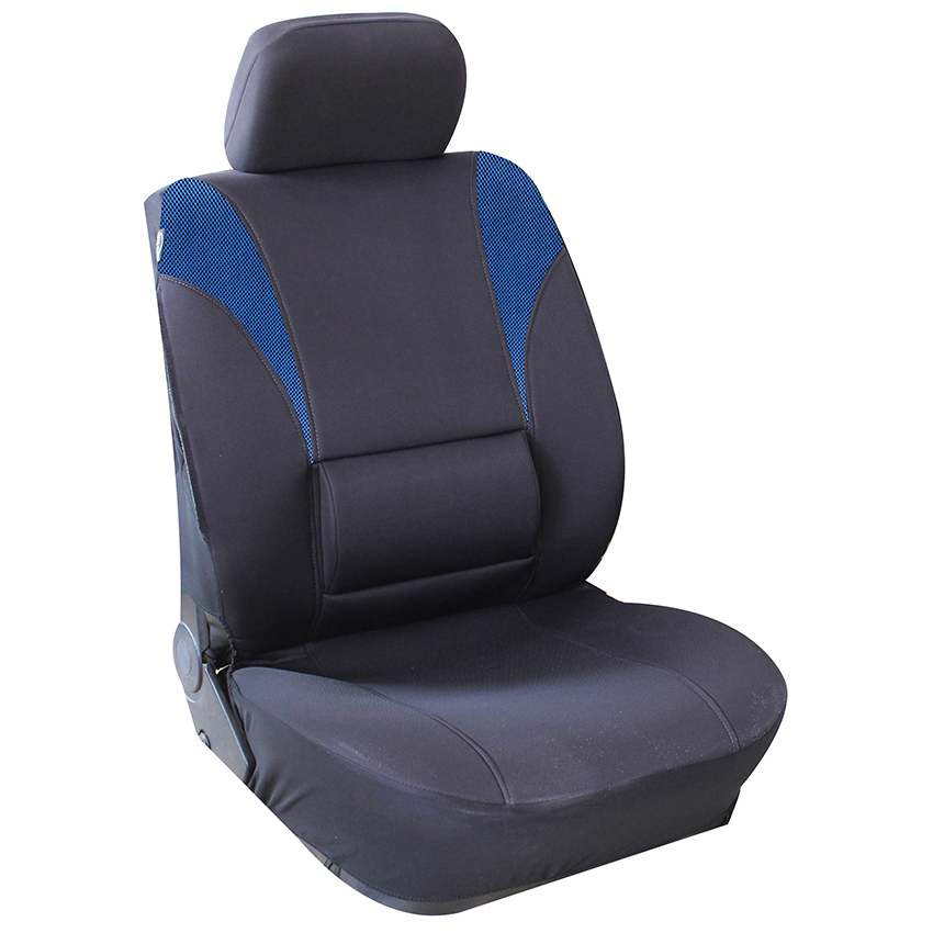 Jacquard cloth and single mesh luxury universal car front single seat cover