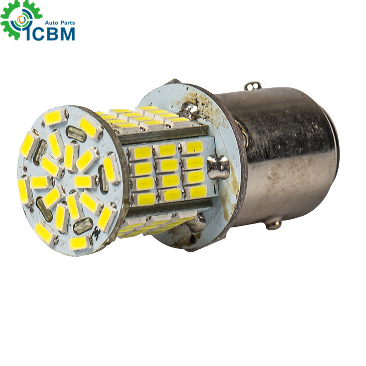 1156 1157 led white light car lamp signal light turn stop light 54SMD*3014 S25 12v auto LED bulb S25