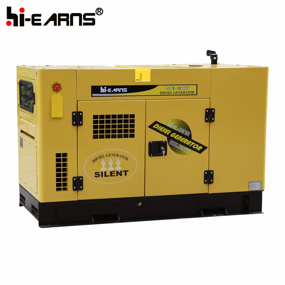 three phase sale 12KW digital panel super silent diesel generation