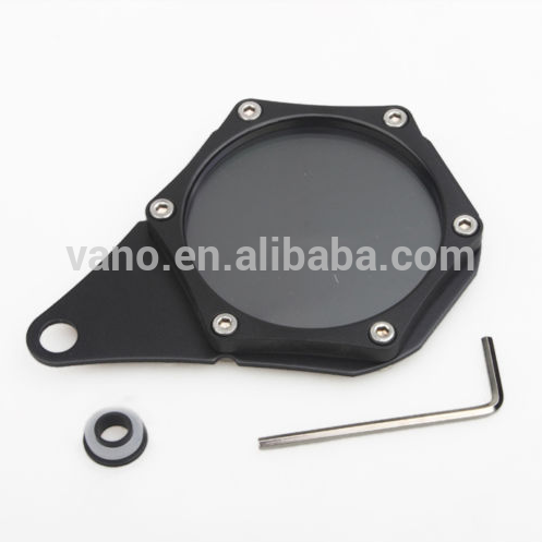 Waterproof Seal Carbon Hexagon Motorbike Motorcycle Tax Disc Holder