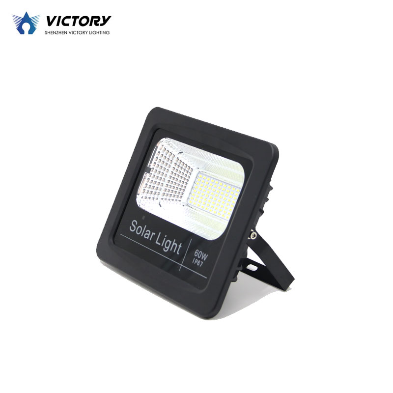 Shenzhen Victory Lighting 30W 60W Solar Motion Sensor Flood Lights