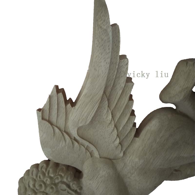 Western furniture decoration Angelic figure wood onlays