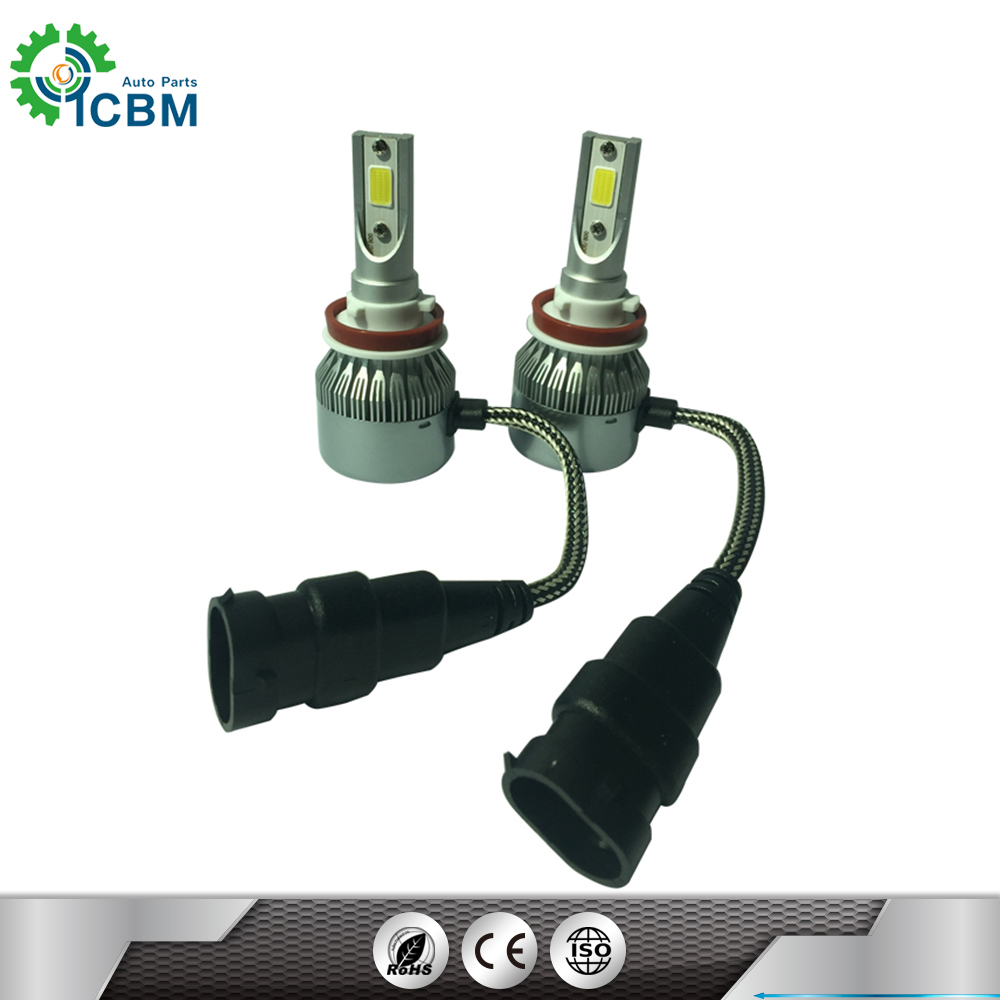 Factory Supply 9005 HB3 9006 HB4 H11 H4 H7 Led Car LED Headlight 6000K Light Bulbs C6 LED Head Light