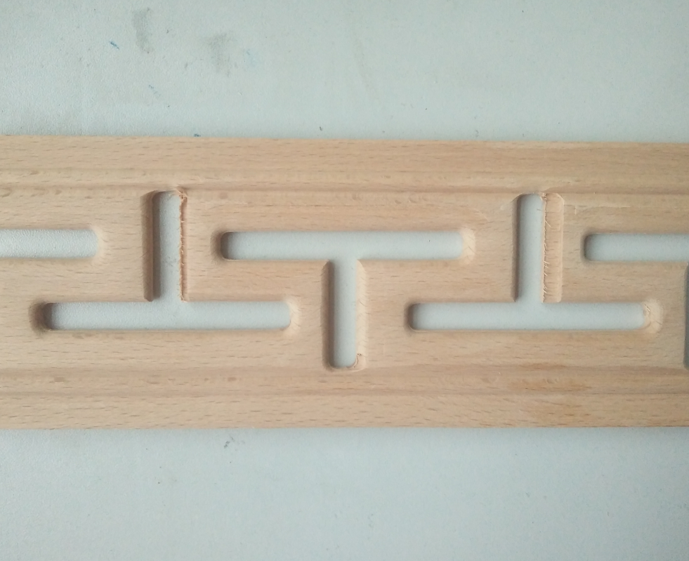 Decorative Beech Empty Greek Key Moldings decorative corner molding