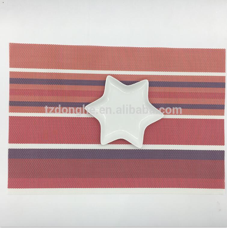 Tabletex Eco-Friendly woven 70%pvc 30% polyester placemat