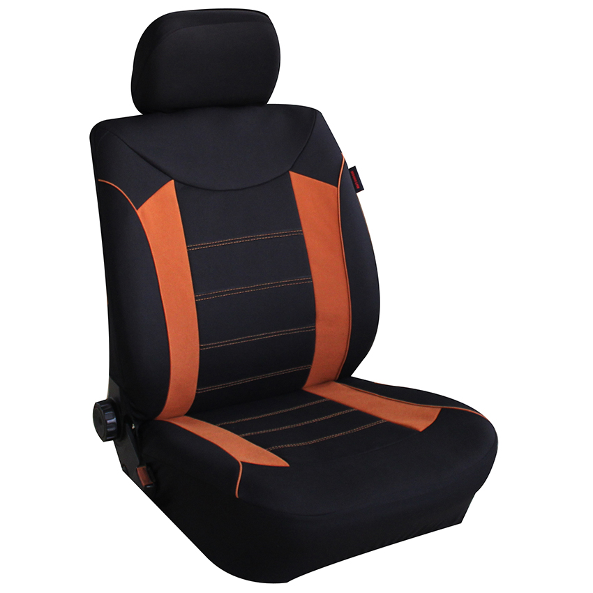 Single mesh designer car seat cover wholesale car front single seat cover