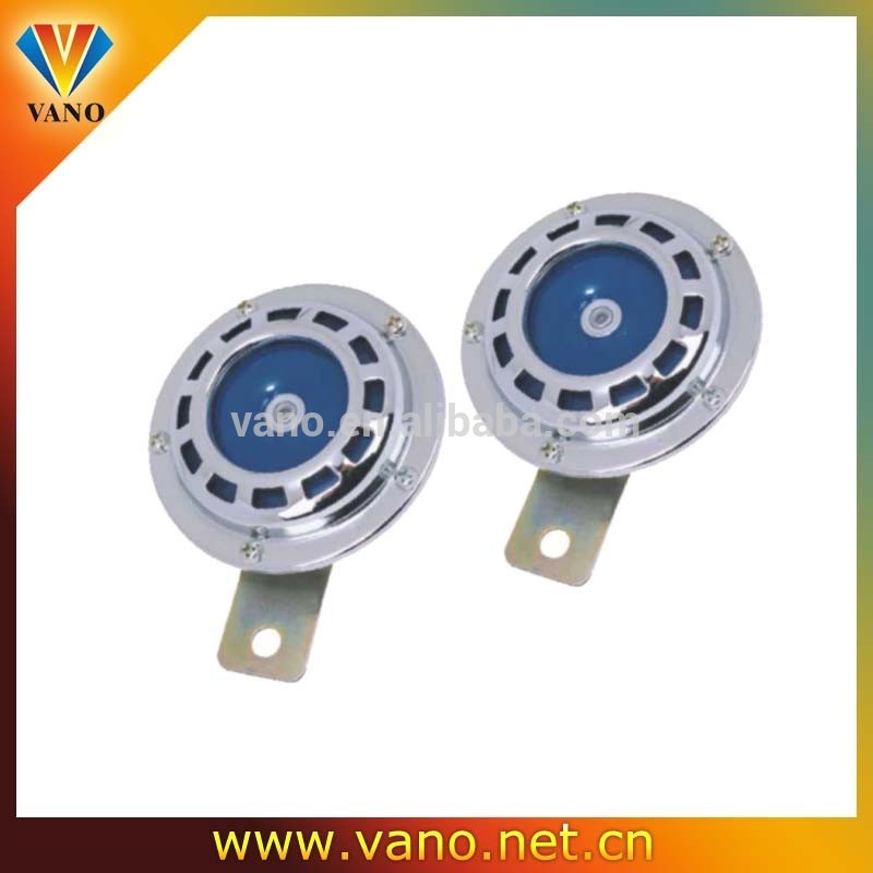 motorcycle disc horn ,chrome motorcycle horn, 12 v 6v motorcycle horn