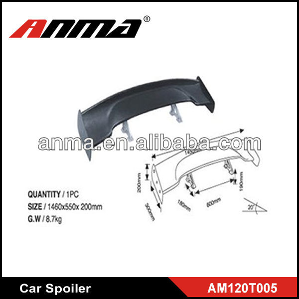 Aluminum alloy car rear spoilers