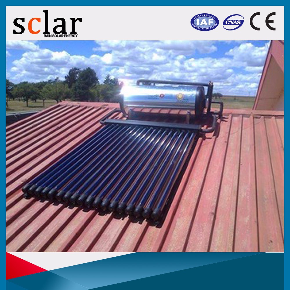 2017 High Density Pu Foam Heat Pipe Supplier Solar Water Heater