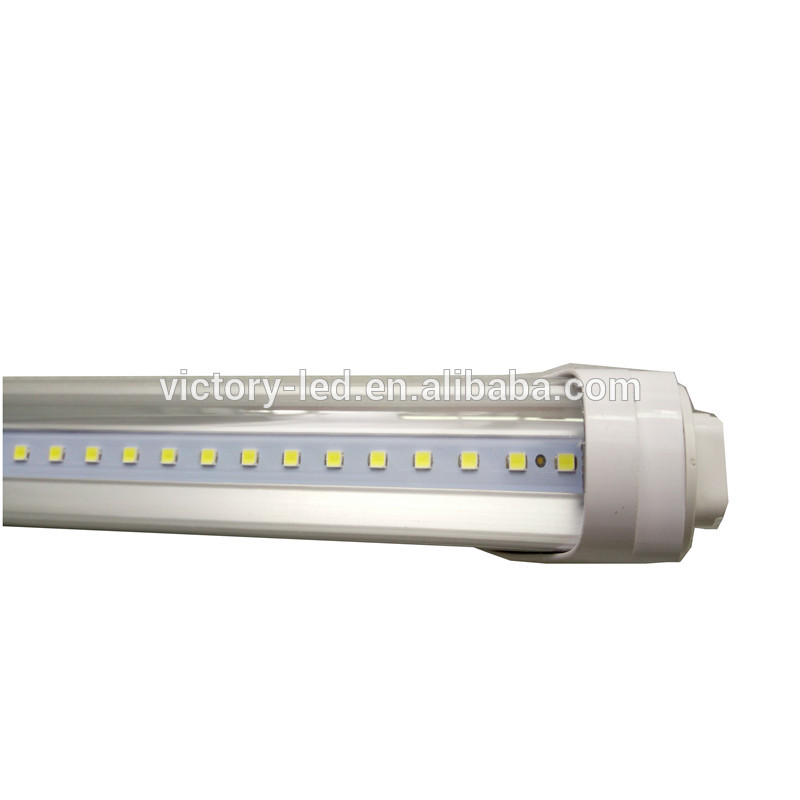 R17D Base 6500k Aluminum T8 32w LED Tube Lamp 5ft LED Daylight Light with 85-277v Clear Cover