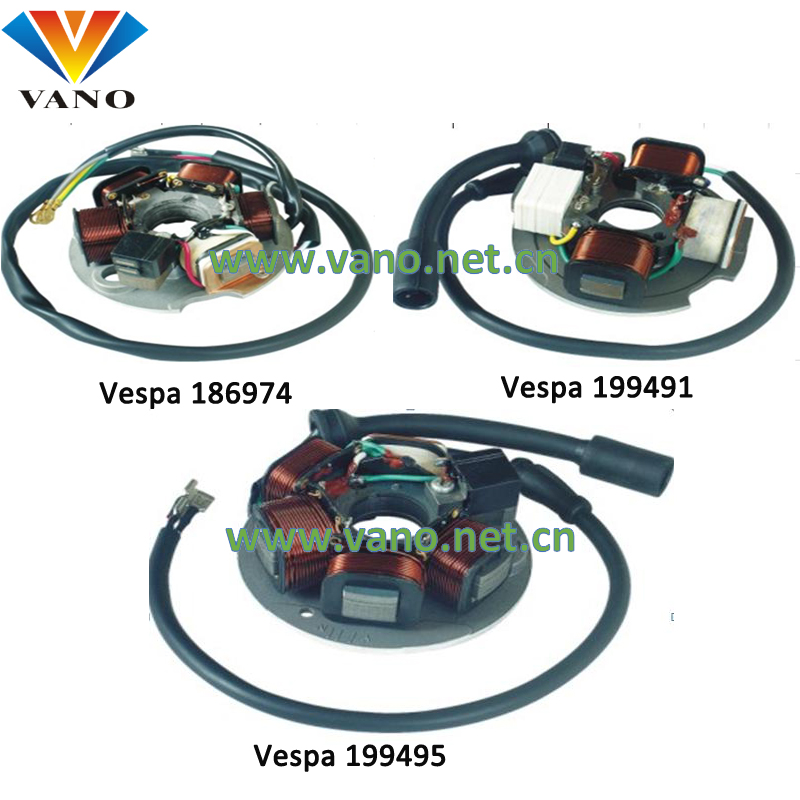 Vespa 186974 199491 199495 motorcycle magneto stator coil