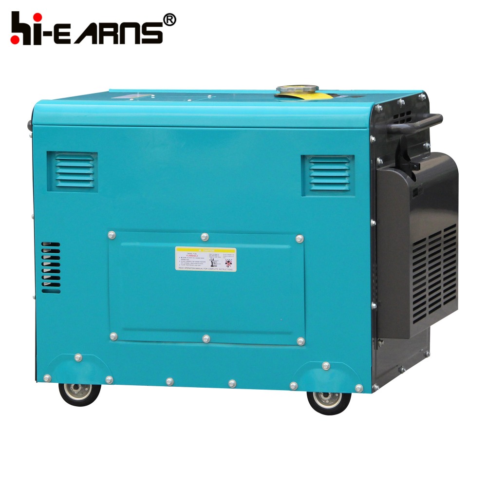 7KVA air cooled portable silent diesel generator price