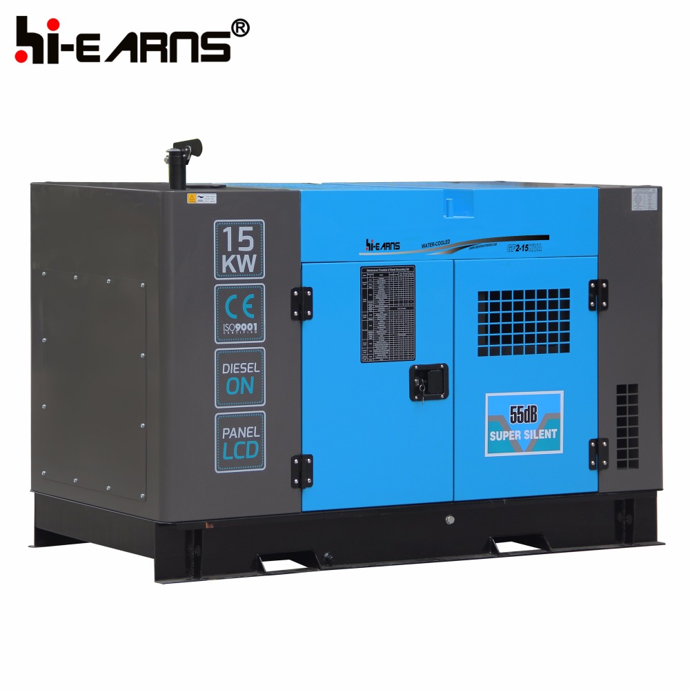 Water-cooled Chinese Quanchai engine 15kva diesel generator