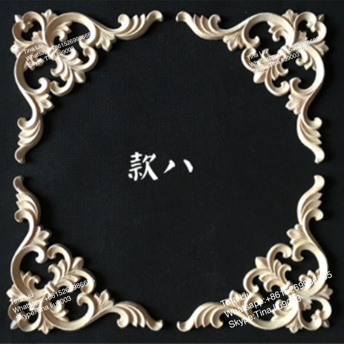 hand carved carving rosettes