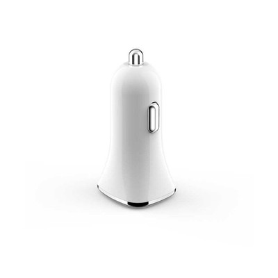 Universal Car USB Charger DC12/24V With Grey Ring