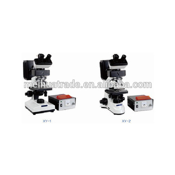 XY laboratory Fluorescence Microscope with digital Camera, Fluorescence Biological Microscope with software