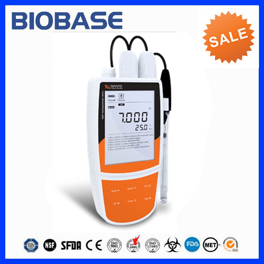 LCD display Portable Multi-parameter Water Quality Meter with USB communication interface