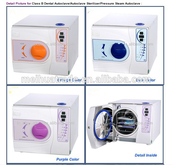 Dental Hot Sale Heating Dry Thermal Vacuum Table Top Autoclave Sterilizer BKM-24N with Factory Price