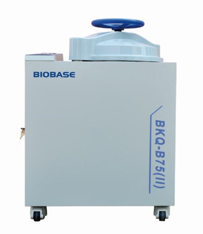 Large Capacity Hand wheel vertical autoclave, steam sterilizer BKQ-Z150II