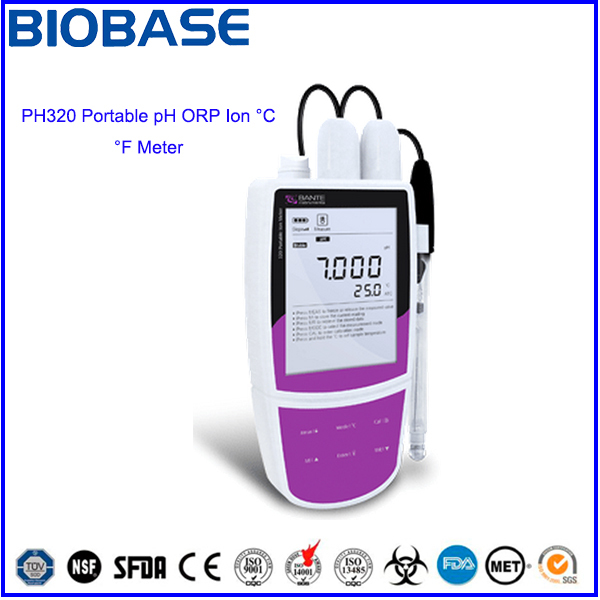 BIOBASE usb interface portable multiparameter meter, pH/ ORP/ Ion meter