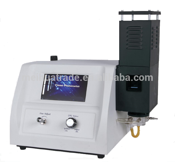 K+/Na+/Li+/Ca+ Flame Photometer, Touch Screen, Automatic Calculation, Natural Gas (Skype: phoenix-biobase)