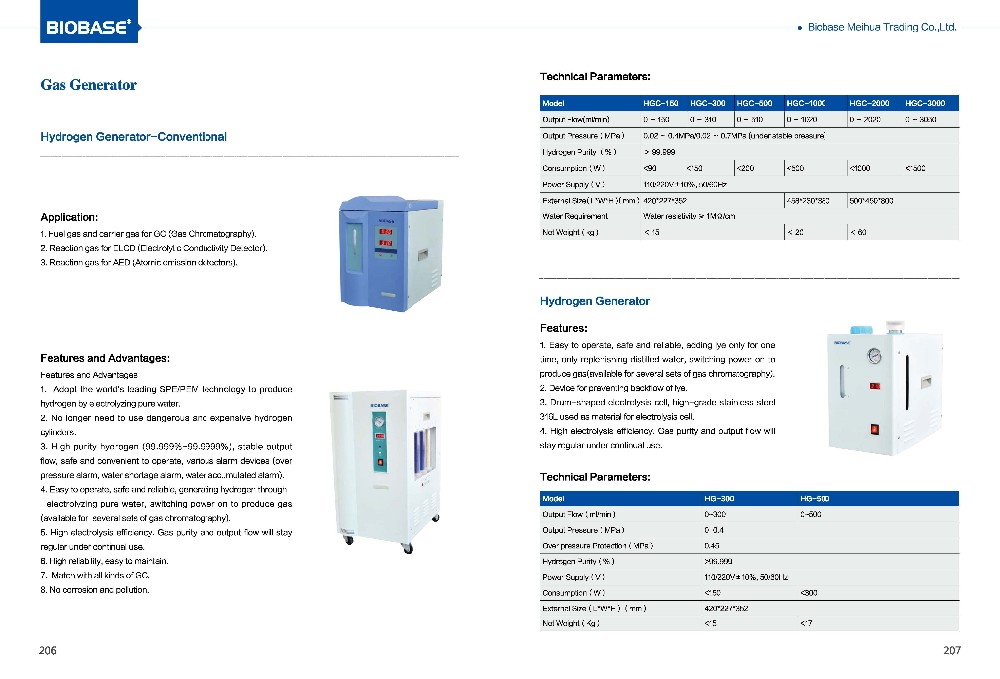 BIOBASE Newest Whole sealing silent air compressor Nitrogen/Hydrogen/gas generator