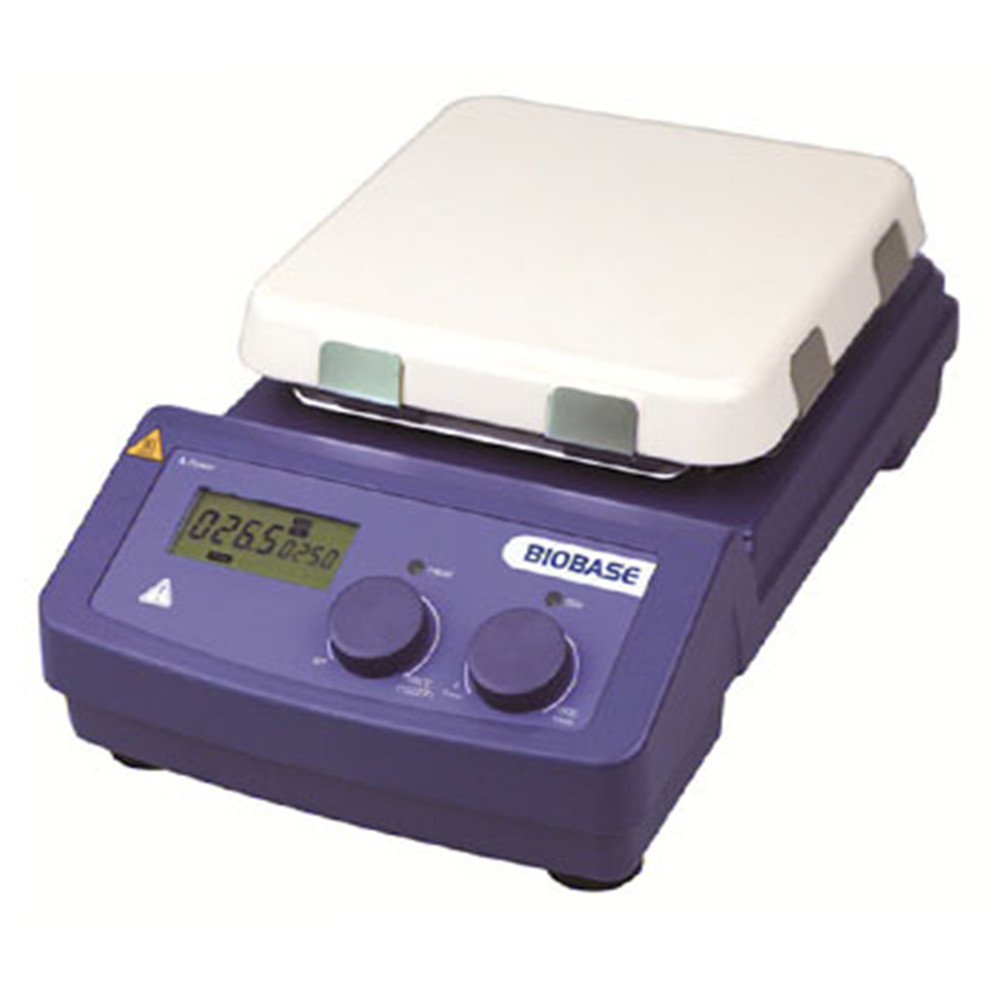 BIOBASE Newest 20L LCD display RT~550C hot plate stirrer laboratory mixing stirrer with RS232 interface