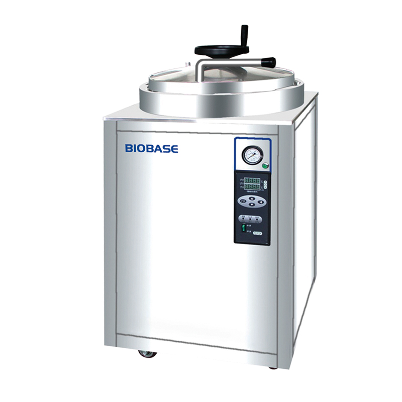 Factory Price 75L Hand Wheel Type High Pressure Steam Vertical Autoclave BKQ-B75II